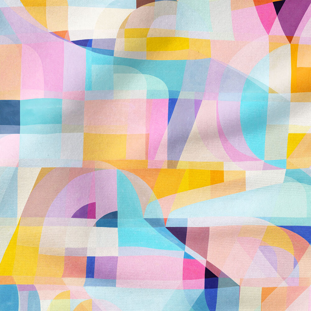 Daydream | Abstract Fabric Design | Rachel Parker